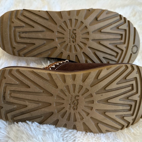 UGG Brown Suede Slippers - Picture 4 of 4